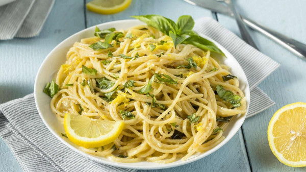 "Spagetti al Limone" - citromos spagetti, ami egyszerűen és gyorsan elkészíthető